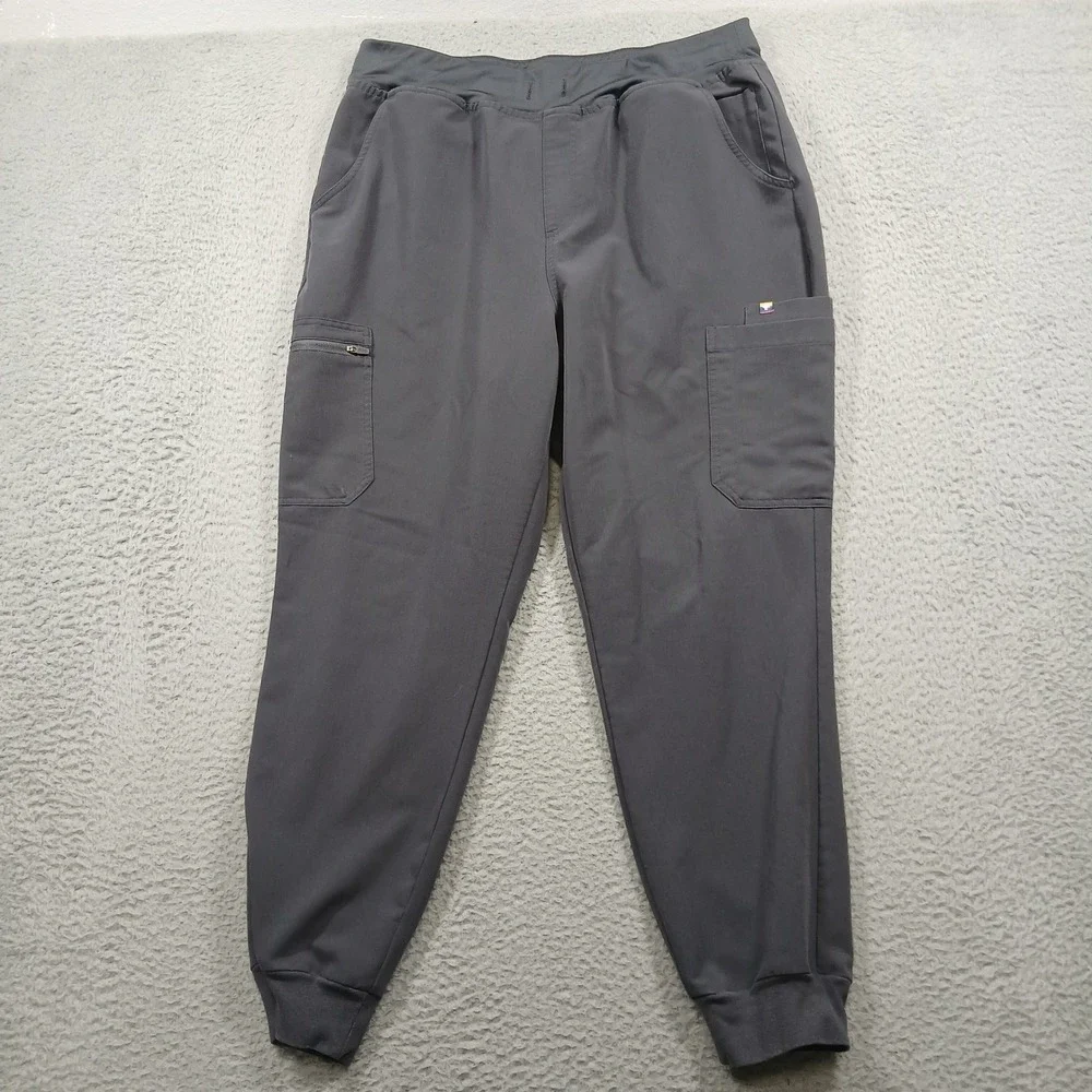 FIGS Technical Collection Men's Tansen Jogger Scrub Pants Charcoal XL‎ EUC